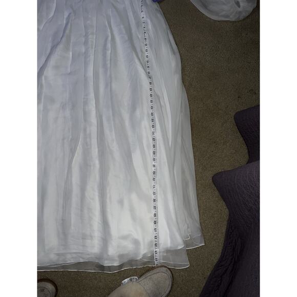 NWT Cinderella Divine White Off Shoulder Ethereal Wedding Gown Size 22 $299 - Picture 14 of 14